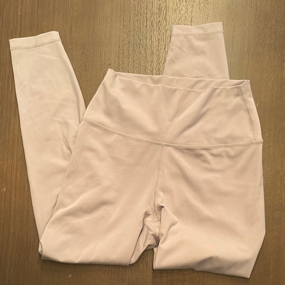 Tan High-Waisted Leggings